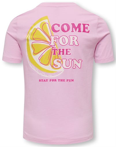 Kids Only - KOGBolette Life T-Shirt - Sweet Lilac/ Sun